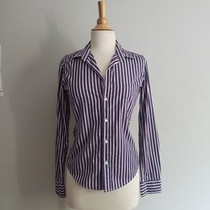 Frank and Eileen Barry Striped Blouse